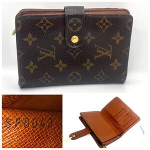 Louis Vuitton monogram Papier zip around wallet authentic good condition SP0043